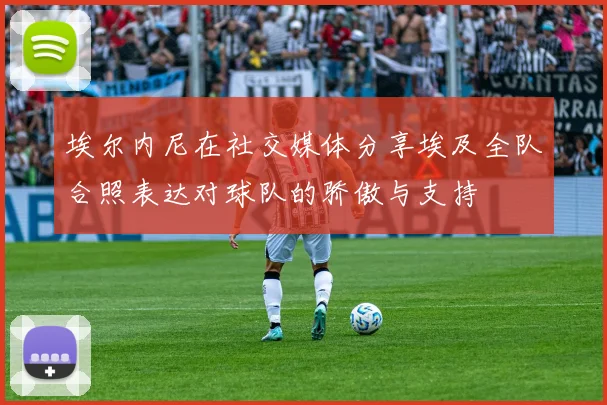 埃尔内尼在社交媒体分享埃及全队合照表达对球队的骄傲与支持